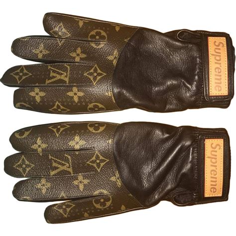 louis vuitton gloves leather|louis vuitton gloves for men.